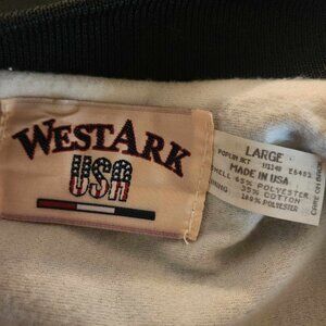 Vintage USA Made Westark Men Sz L Zip Bomber Jacket